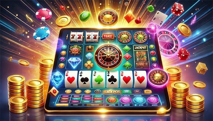 Live casino dealer table with multiple game options visible